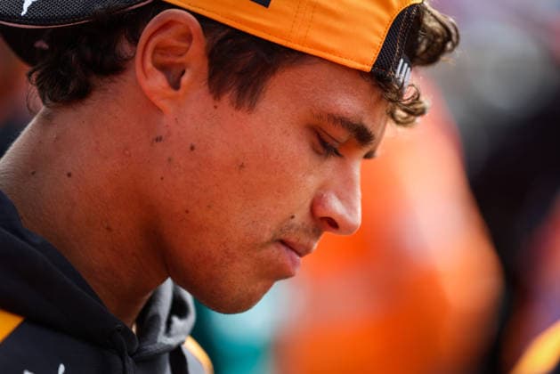 F1 - DUTCH GRAND PRIX 2026 NORRIS Lando (gbr), McLaren F1 Team MCL40, portrait during the Formula 1 Dutch Grand Prix 2026, 12th round of the 2026 Formula One World Championship, WM, Weltmeisterschaft from August 21 to 23, 2026 on the Circuit Zandvoort, in Zandvoort, Netherlands - ZandvoortNetherlands  Copyright: xANTONINxVINCENTx