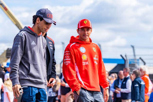 FIA Formula 1 World Championship, WM, Weltmeisterschaft Dutch Grand Prix 2026 Zandvoort, 20.08.2026, Das Rennen, Grosser Preis Charles Leclerc und Gabriel Bortoleto *** FIA Formula 1 World Championship, 2026 Dutch Grand Prix at Zandvoort, August 20, 2026, The Race, Grand Prix: Charles Leclerc and Gabriel Bortoleto Copyright: xBahhoxKarax