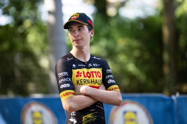 Lidl Deutschland Tour, Etappe 4, 23.08.2026 Mil Morang (LUX, Team Lotto Kern-Haus Outlet Montabaur) Heilbronn Germany *** Lidl Germany Tour, Stage 4, August 23, 2026, Mil Morang, LUX; Team Lotto Kern Haus Outlet, Montabaur, Heilbronn, Germany Copyright: xCarlaxHilgerx