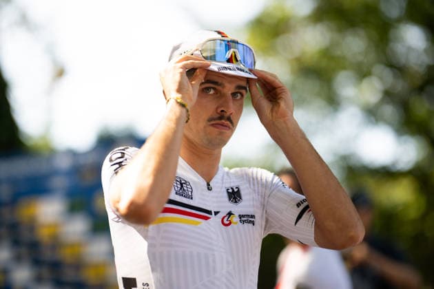 Lidl Deutschland Tour, Etappe 4, 23.08.2026 Dominik Röber (GER, Team Vorarlberg) Heilbronn Germany *** Lidl Germany Tour, Stage 4, August 23, 2026 Dominik Röber GER, Team Vorarlberg Heilbronn, Germany Copyright: xCarlaxHilgerx