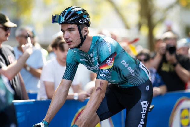 Lidl Deutschland Tour, Etappe 4, 23.08.2026 Julian Borresch (GER, REMBE rad-net) Heilbronn Germany *** Lidl Germany Tour, Stage 4, August 23, 2026 Julian Borresch GER, REMBE cycling team, Heilbronn, Germany Copyright: xCarlaxHilgerx