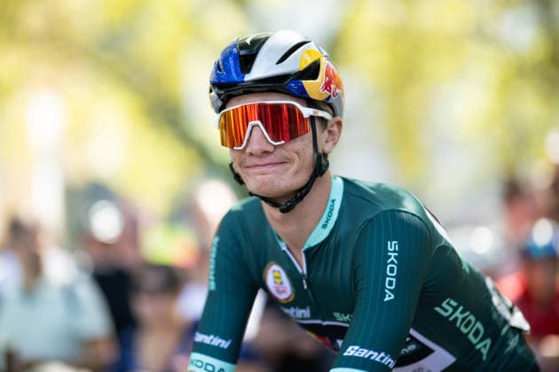 Lidl Deutschland Tour, Etappe 4, 23.08.2026 Giulio Pellizzari (ITA, Red Bull - BORA - hansgrohe) Heilbronn Germany *** Lidl Germany Tour, Stage 4, August 23, 2026 Giulio Pellizzari (ITA), Red Bull BORA hansgrohe, Heilbronn, Germany Copyright: xCarlaxHilgerx