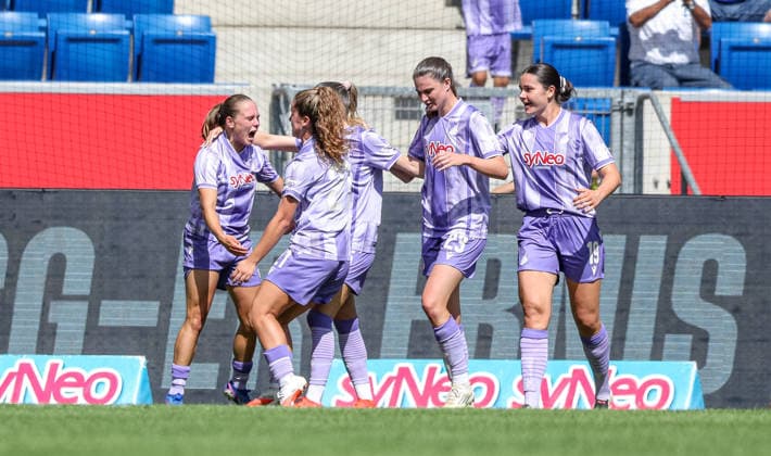 GER, Sinsheim, TSG Hoffenheim vs VfB Stuttgart, Google Pixel Frauen Bundesliga, Fussball, DFB, Spielzeit 2026 2027, 1. Spieltag im Bild: Marie Steiner (TSG Hoffenheim Frauen 9), erzielt den Treffer zum 1:0, Tor, Jubel und Freude, Emotionen DFB DFL REGULATIONS PROHIBIT ANY USE OF PHOTOGRAPHS AS IMAGE SEQUENCES AND OR QUASI-VIDEO, 23.08.2026 *** GER, Sinsheim, TSG Hoffenheim vs. VfB Stuttgart, Google Pixel Women s Bundesliga, Soccer, DFB, 2026–2027 Season, Matchday 1 in Pictures: Marie Steiner (TSG Hoffenheim Women s Team No. 9) scores the goal to make it 1–0, Goal, celebration and joy, emotions. DFB and DFL regulations prohibit any use of photographs as image sequences and or quasi-video. August 23, 2026 Copyright: HMBxMedia HendrikxHamelau