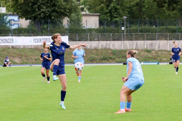2026-08-23 ,FC Viktoria - SG 99 Andernach, Frauen, 2. Bundesliga, 3.Spieltag, Stadion Lichterfelde Ina Keller (SG 99 Andernach, 11) , Sarah Stöckmann (FC Viktoria Berlin, 22) Berlin Berlin Germany *** August 23, 2026, FC Viktoria vs. SG 99 Andernach (Women), 2nd Bundesliga, Matchday 3, Lichterfelde Stadium: Ina Keller (SG 99 Andernach), 11; Sarah Stöckmann (FC Viktoria Berlin), 22, Berlin, Berlin, Germany