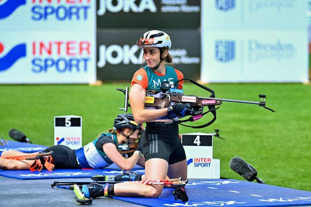 Vanessa Voigt (Deutschland) M4Energy City Biathlon Dresden 2026, 23.08.2026 M4Energy City Biathlon Dresden 2026, 23.08.2026 Dresden *** Vanessa Voigt, Germany, M4Energy City Biathlon Dresden 2026, August 23, 2026, M4Energy City Biathlon Dresden 2026, August 23, 2026, Dresden Copyright: xEibner-Pressefoto xHoepnerx EP_PHR