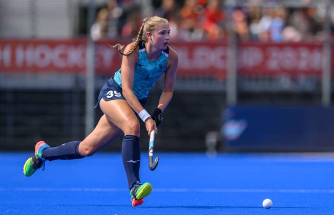 Day Nine Alice Atkinson of England during the match against Japan in the 2026 FIH Hockey World Cup at Wagener Stadium, Amstelveen 23 08 2026 UK Newspapers OUT Copyright: xGraemexWilcocksonx FIL-23821-0034