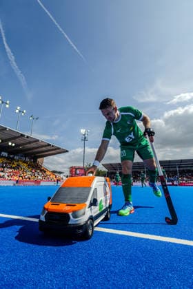 2026 Men s FIH Hockey World Cup, Belfius Hockey Arena, Wavre, Belgium 23 8 2026 France vs Ireland Ireland™s Jeremy Duncan ahead of the match Jeremy Duncan ahead of the match 23 8 2026  Copyright: xx RJ2_1059 20260823
