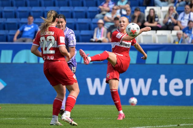Luzie Zaehringer (VfB Stuttgart 1893 Frauen, 23) GER, TSG 1899 Hoffenheim vs. VFB Stuttgart , Google Pixel Frauen-Bundesliga, 1.Spieltag, Saison 2026 2027, 23.08.2026 DFB DFL regulations prohibit any use of photographs as image sequences and or quasi-video GER, TSG 1899 Hoffenheim vs. VFB Stuttgart , Google Pixel Frauen-Bundesliga, 1.Spieltag, Saison 2026 2027, 23.08.2026 Sinsheim *** Luzie Zaehringer, VfB Stuttgart 1893 Women, 23 GER, TSG 1899 Hoffenheim vs. VfB Stuttgart, Google Pixel Women s Bundesliga, Matchday 1, 2026–2027 season, August 23, 2026 DFB and DFL regulations prohibit any use of photographs as image sequences and or quasi-video GER, TSG 1899 Hoffenheim vs. VfB Stuttgart, Google Pixel Women’s Bundesliga, Matchday 1, 2026–2027 season, August 23, 2026, Sinsheim Copyright: xEibner-Pressefotox EP_TBR