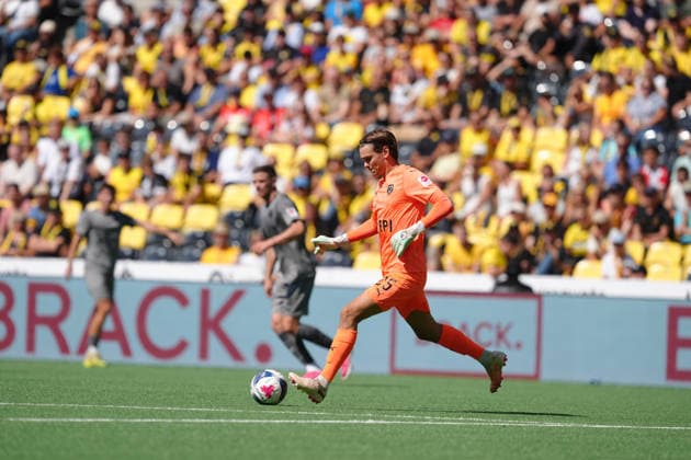 Bern, Switzerland - August 23: Leon Schaffran (Goalkeeper 25 VAD) during the Brack Super League match between BSC Young Boys and FC Vaduz at Stadion Wankdorf on August 23, 2026 in Bern, Switzerland.  Copyright: xKjetilxWaberx xSPPx Sportspressphoto_SPR213511