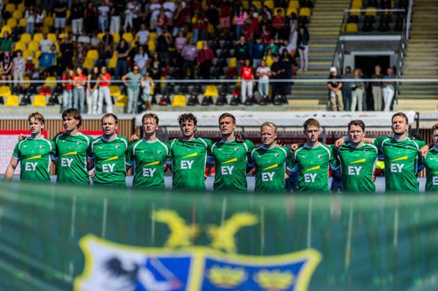 2026 Men s FIH Hockey World Cup, Belfius Hockey Arena, Wavre, Belgium 23 8 2026 France vs Ireland A view of the Ireland team during the national anthem A view of the Ireland team during the national anthem 23 8 2026  Copyright: xx RJ3_0732 20260823