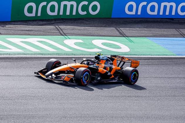 ZANDVOORT - Lando Norris from Great Britain and driver for McLaren Formula 1 Team during the Formula 1 Heineken Dutch Grand Prix at Circuit Zandvoort on August 23, 2026 in Zandvoort, the Netherlands. MARCEL TER BALS ANP xVIxANPxSportx xMarcelxterxBalsxIVx 566103370 originalFilename: 566103370.jpg