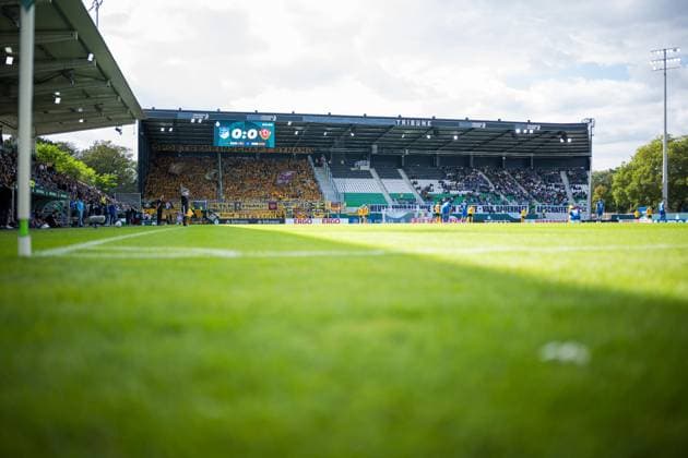 23.08.2026 - Fußball, 2026 2027, DFB-Pokal, 1. Hauptrunde, SV Westfalia Rhynern - SG Dynamo Dresden: Fans (Dresden) DFB REGULATIONS PROHIBIT ANY USE OF PHOTOGRAPHS AS IMAGE SEQUENCES AND OR QUASI-VIDEO. *** August 23, 2026 Soccer, 2026–2027, DFB Cup, 1st Round, SV Westfalia Rhynern vs. SG Dynamo Dresden, Dresden Fans. DFB REGULATIONS PROHIBIT ANY USE OF PHOTOGRAPHS AS IMAGE SEQUENCES AND OR QUASI-VIDEO