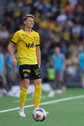 Bern, Switzerland - August 23: Lewin Blum (27 YB) during the Brack Super League match between BSC Young Boys and FC Vaduz at Stadion Wankdorf on August 23, 2026 in Bern, Switzerland.  Copyright: xKjetilxWaberx xSPPx Sportspressphoto_SPR213557