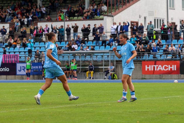 2026-08-23 ,FC Viktoria - SG 99 Andernach, Frauen, 2. Bundesliga, 3.Spieltag, Stadion Lichterfelde Senanur Yavuz (FC Viktoria Berlin, 30) und Katharina Krist (FC Viktoria Berlin, 18) jubeln Berlin Berlin Germany *** August 23, 2026, FC Viktoria SG 99 Andernach, Women s Team, 2nd Bundesliga, Matchday 3, Lichterfelde Stadium. Senanur Yavuz (FC Viktoria Berlin, 30) and Katharina Krist (FC Viktoria Berlin, 18) celebrate. Berlin, Berlin, Germany
