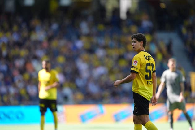 Bern, Switzerland - August 23: Noe Tschanz (52 YB) during the Brack Super League match between BSC Young Boys and FC Vaduz at Stadion Wankdorf on August 23, 2026 in Bern, Switzerland.  Copyright: xKjetilxWaberx xSPPx Sportspressphoto_SPR213570