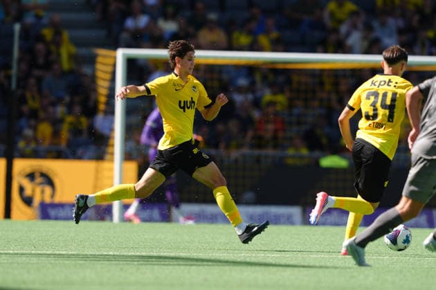 Bern, Switzerland - August 23: Noe Tschanz (52 YB) during the Brack Super League match between BSC Young Boys and FC Vaduz at Stadion Wankdorf on August 23, 2026 in Bern, Switzerland.  Copyright: xKjetilxWaberx xSPPx Sportspressphoto_SPR213572