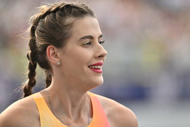 RECORD DATE NOT STATED Silesia Diamond League Meeting 2026 In Chorzow CHORZOW, POLAND - AUGUST 23: Yaroslava Mahuchikh of Ukraine in action in the Women s High Jump Final at the Silesia Diamond League meeting of the 2026 Wanda Diamond League circuit at Silesian Stadium on August 23, 2026 in Chorzow, Poland. ChorzowIPTC Poland  Copyright: xArturxWidakx originalFilename:widak-silesiad260823_npffO.jpg