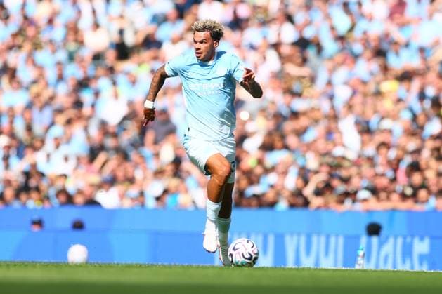 Nico O Reilly of Manchester City Manchester City v AFC Bournemouth, Premier League Football, Football, Etihad Stadium, Manchester, UK - 23 Aug 2026Manchester Etihad Stadium United Kingdom EDITORIAL USE ONLY No use with unauthorised audio, video, data, fixture lists, club league logos or live services. Online in-match use limited to 120 images, no video emulation. No use in betting, games or single club league player publications.  Copyright: xPaulxCurrie Shutterstockx 17112312bd