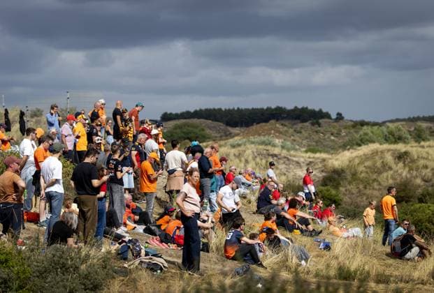 ZANDVOORT - Crowds during the F1 Dutch Grand Prix at the Zandvoort Circuit. SANDER KONING ANP xVIxANPxSportx xxANPxIVx 566105046 originalFilename: 566105046.jpg