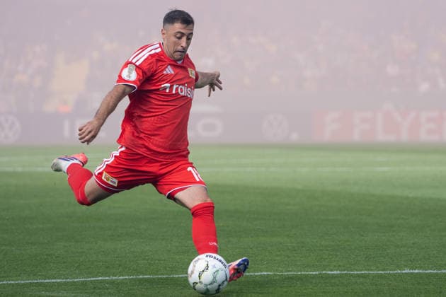 Josip Juranovic (Nr. 18 Union Berlin) GER, Eintracht Braunschweig gegen Union Berlin, Fussball, DFB Pokal, 1. Runde, Spielzeit 2026 27, 23.08.2026 DFL REGULATIONS PROHIBIT ANY USE OF PHOTOGRAPHS AS IMAGE SEQUENCES AND OR QUASI-VIDEO GER, Eintracht Braunschweig gegen Union Berlin, Fussball, DFB Pokal, 1. Runde, Spielzeit 2026 27, 23.08.2026 Braunschweig *** Josip Juranovic No. 18 Union Berlin GER, Eintracht Braunschweig vs. Union Berlin, Soccer, DFB Cup, 1st Round, 2026–27 Season, August 23, 2026 DFL regulations prohibit any use of photographs as image sequences and or quasi-video GER, Eintracht Braunschweig vs. Union Berlin, Soccer, DFB Cup, 1st Round, 2026–27 Season, August 23, 2026, Braunschweig Copyright: xEibner-Pressefoto DanielxREINELTx EP_DRT