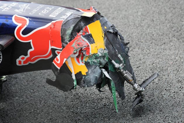F1 - DUTCH GRAND PRIX 2026 03 VERSTAPPEN Max (nld), Red Bull Racing Ford RB22, crash accident during the Formula 1 Dutch Grand Prix 2026, 12th round of the 2026 Formula One World Championship, WM, Weltmeisterschaft from August 21 to 23, 2026 on the Circuit Zandvoort, in Zandvoort, Netherlands - ZandvoortNetherlands  Copyright: xDPPIx