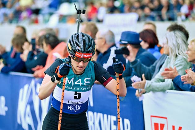 Janina Hettich-Walz (Deutschland) M4Energy City Biathlon Dresden 2026, 23.08.2026 M4Energy City Biathlon Dresden 2026, 23.08.2026 Dresden *** Janina Hettich Walz Germany M4Energy City Biathlon Dresden 2026, August 23, 2026 M4Energy City Biathlon Dresden 2026, August 23, 2026 Dresden Copyright: xEibner-Pressefoto xHoepnerx EP_PHR