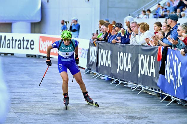 Justine Braisaz-Bouchet (Frankreich) M4Energy City Biathlon Dresden 2026, 23.08.2026 M4Energy City Biathlon Dresden 2026, 23.08.2026 Dresden *** Justine Braisaz Bouchet, France, M4Energy City Biathlon Dresden 2026, August 23, 2026, M4Energy City Biathlon Dresden 2026, August 23, 2026, Dresden Copyright: xEibner-Pressefoto xHoepnerx EP_PHR