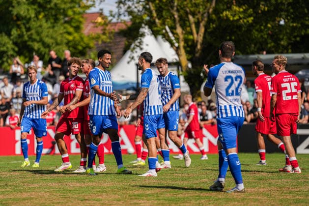 DFB-Pokal: Bahlinger SC vs 1. FC Magdeburg, 22.08.2026 Torjubel zum 0:2 durch Falko Michel (1. FC Magdeburg, 21) DFB-Pokal: Bahlinger SC vs 1. FC Magdeburg, Kaiserstuhlstadion, 22.08.2026 DFB DFL REGULATIONS PROHIBIT ANY USE OF PHOTOGRAPHS AS IMAGE SEQUENCES AND OR QUASI-VIDEO. *** DFB Cup: Bahlinger SC vs. 1. FC Magdeburg, August 22, 2026—Celebration of the 0–2 goal by Falko Michel of 1. FC Magdeburg, 21st DFB Cup match: Bahlinger SC vs. 1. FC Magdeburg, Kaiserstuhlstadion, August 22, 2026 DFB DFL regulations prohibit any use of photographs as image sequences and or quasi-video Copyright: xBEAUTIFULxSPORTS Boscox