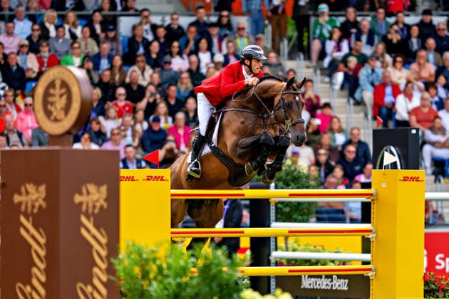Richard Vogel auf United Touch S (GER) FEI Jumping World Championship, WM, Weltmeisterschaft Aachen 2026, Third Competition Individual Final, Longines-Prize, 23.08.2026 FEI Jumping World Championship Aachen 2026, Third Competition Individual Final, Longines-Prize, 23.08.2026 Aachen *** Richard Vogel on United Touch S at the 2026 FEI World Championships in Show Jumping in Aachen, Third Competition Individual Final, Longines Prize, August 23, 2026, FEI World Championships in Show Jumping in Aachen 2026, Third Competition Individual Final, Longines Prize, August 23, 2026, Aachen Copyright: xEibner-Pressefoto J.xDerondeaux EP_JDU