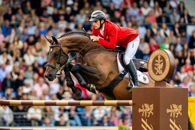 Richard Vogel auf United Touch S (GER) FEI Jumping World Championship, WM, Weltmeisterschaft Aachen 2026, Third Competition Individual Final, Longines-Prize, 23.08.2026 FEI Jumping World Championship Aachen 2026, Third Competition Individual Final, Longines-Prize, 23.08.2026 Aachen *** Richard Vogel on United Touch S at the 2026 FEI World Championships in Show Jumping in Aachen, Third Competition Individual Final, Longines Prize, August 23, 2026, FEI World Championships in Show Jumping in Aachen 2026, Third Competition Individual Final, Longines Prize, August 23, 2026, Aachen Copyright: xEibner-Pressefoto J.xDerondeaux EP_JDU