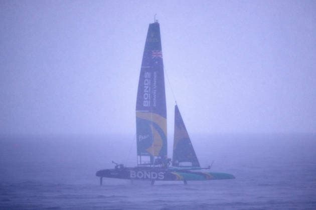 GER, Sail GP, Rockwool Germany Sail Grand Prix, Sassnitz, 22.-23.08.2026, Deutschland, Samstag, 23.08.2026, Renntag 2, BONDS FLYING ROOS - Sail GP Team - Australia; Driver - Tom Slingsby, im finalen Renen, GER, Sail GP, Rockwool Germany Sail Grand Prix, Sassnitz, 22.-23.08.2026, Deutschland, Samstag, 23.08.2026, Renntag 2, *** GER, Sail GP, Rockwool Germany Sail Grand Prix, Sassnitz, August 22–23, 2026, Germany, Saturday, August 23, 2026, Race Day 2, BONDS FLYING ROOS Sail GP Team Australia Driver Tom Slingsby, in the final race, GER, Sail GP, Rockwool Germany Sail Grand Prix, Sassnitz, August 22–23, 2026, Germany, Saturday, August 23, 2026, Race Day 2, Copyright: xClaudiusxRauchx