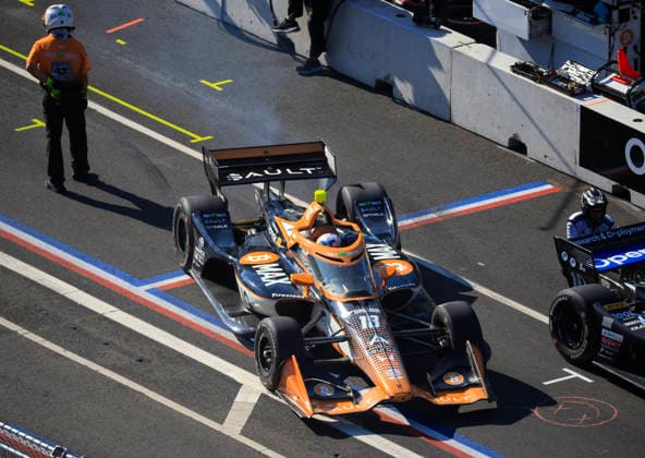 August 23, 2026: Romain Grosjean, driver of the 18 Dale Coyne Racing Honda drives during warmup session for the NTT IndyCar, Indy Car, IRL, USA Series Freedom 250 on August 22, 2026 on the streets of Washington, DC. CSM INDY 2026: Freedom 250 Grand Prix AUG 23  - ZUMAc04_ 20260823_zma_c04_018 Copyright: xJustinxCooperx