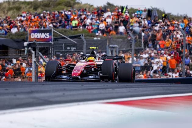 ZANDVOORT - Lewis Hamilton from Great Britain and driver for Scuderia Ferrari HP during the Formula 1 Heineken Dutch Grand Prix at Circuit Zandvoort on 23 August 2026 in Zandvoort, the Netherlands. MARCEL TER BALS ANP xVIxANPxSportx xMarcelxterxBalsxIVx 566106818 originalFilename: 566106818.jpg