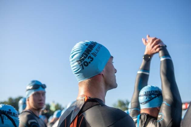 August 23, 2026, Leipzig, Saxony, Germany: LEIPZIG, GERMANY Ã¢â‚¬ AUGUST 23, 2026: Athletes compete in the inaugural IRONMAN 70.3 Leipzig in Leipzig, Germany, on August 23, 2026, marking the first edition of the middle-distance triathlon held in the city. More than 2,600 athletes from Germany and abroad took part in the event, which combines swimming, cycling and running, as spectators gathered along the course to watch the competition. More Than 2,600 Athletes Compete In Inaugural IRONMAN 70.3 Leipzig  - ZUMAq101 20260823_zna_q101_064 Copyright: xMariaxCastrox