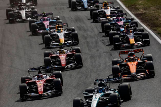 Zandvoort: F1 GP Netherlands 2026 on August, 23, 2026, (Photo by Hoch Zwei), 16 LECLERC Charles (mco), Scuderia Ferrari SF-26, action Restart, start Zandvoort Netherlands *** 2026 Dutch F1 Grand Prix at Zandvoort on August 23, 2026; Photo by Hoch Zwei, 16 Charles Leclerc (mco), Scuderia Ferrari SF 26, action: restart, start at Zandvoort, Netherlands