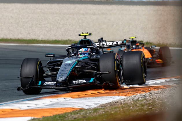 Zandvoort: F1 GP Netherlands 2026 on August, 23, 2026, (Photo by Hoch Zwei), 12 KIMI ANTONELLI Andrea (ita), Mercedes AMG F1 Team W17, action 01 NORRIS Lando (gbr), McLaren F1 Team MCL40, action Zandvoort Netherlands *** 2026 Dutch F1 Grand Prix at Zandvoort on August 23, 2026, Photo by Hoch Zwei, 12 KIMI ANTONELLI Andrea (ITA), Mercedes AMG F1 Team W17, action 01 NORRIS Lando (GBR), McLaren F1 Team MCL40, action Zandvoort, Netherlands