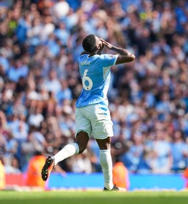 Marc GuÃ hi celebrates scoring the equalising goal for Manchester City Manchester City v Bournemouth, Premier League, Football, Etihad Stadium, Manchester, UK - 23 Aug 2026Manchester Etihad Stadium United Kingdom EDITORIAL USE ONLY No use with unauthorised audio, video, data, fixture lists, club league logos or live services. Online in-match use limited to 120 images, no video emulation. No use in betting, games or single club league player publications.  Copyright: xWiredxPhotos Shutterstockx 17113667bn