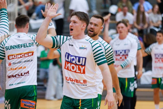Oskar NEUDECK (FRISCH AUF! Goeppingen, 02) beim Warm-up GER, HG Saarlouis vs. FRISCH AUF! Goeppingen, Handball, DHB-Pokal, 1. Runde, Spielzeit 2026 2027, 23.08.2026, GER, HG Saarlouis vs. FRISCH AUF! Goeppingen, Handball, DHB-Pokal, 1. Runde, Spielzeit 2026 2027, 23.08.2026, Saarbruecken *** Oskar NEUDECK FRISCH AUF Goeppingen, No. 02 during warm-ups, GER, HG Saarlouis vs. FRISCH AUF Goeppingen, Handball, DHB Cup, Round 1, 2026–2027 Season, August 23, 2026, GER, HG Saarlouis vs. FRISCH AUF Goeppingen, Handball, DHB Cup, Round 1, 2026–2027 season, August 23, 2026, Saarbrücken Copyright: xEibnerxPressefoto OliverxSchmidtx EP_OST