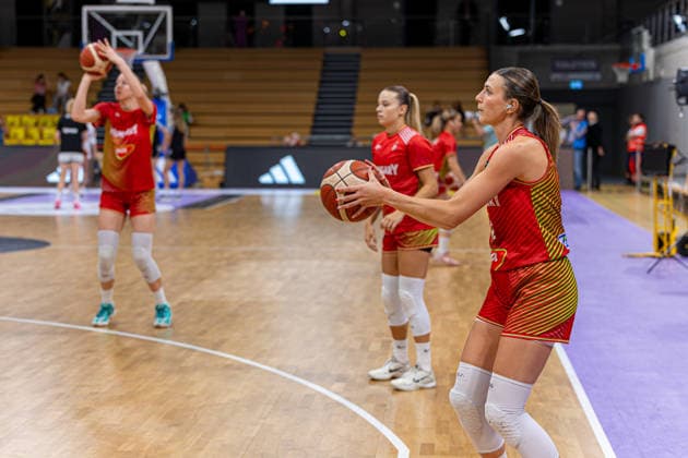 GOETTINGEN, GERMANY - AUGUST 23: Warm-up phases during the exhibition game, match between Germany vs. Hungary at Sparkassen-Arena on August 23, 2026 in Goettingen, Germany. Lower Saxony Germany Copyright: xBEAUTIFULxSPORTS Freudensteinx