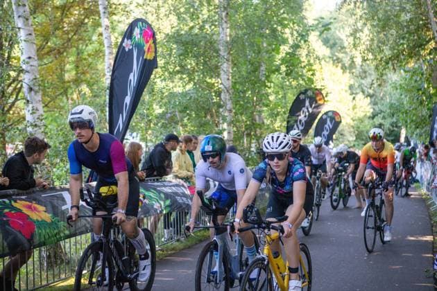 More than 2,600 athletes compete in inaugural IRONMAN 70.3 Leipzig LEIPZIG, GERMANY AUGUST 23, 2026: Athletes compete in the inaugural IRONMAN 70.3 Leipzig in Leipzig, Germany, on August 23, 2026, marking the first edition of the middle-distance triathlon held in the city. More than 2,600 athletes from Germany and abroad took part in the event, which combines swimming, cycling and running, as spectators gathered along the course to watch the competition. Leipzig Saxony Germany Copyright: x xMariaxCastrox xJNAxPressx