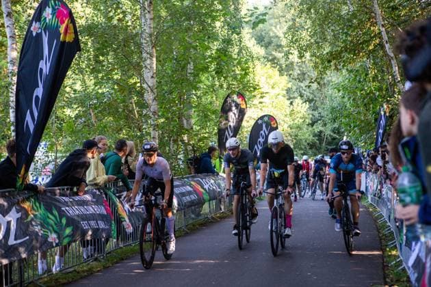 More than 2,600 athletes compete in inaugural IRONMAN 70.3 Leipzig LEIPZIG, GERMANY AUGUST 23, 2026: Athletes compete in the inaugural IRONMAN 70.3 Leipzig in Leipzig, Germany, on August 23, 2026, marking the first edition of the middle-distance triathlon held in the city. More than 2,600 athletes from Germany and abroad took part in the event, which combines swimming, cycling and running, as spectators gathered along the course to watch the competition. Leipzig Saxony Germany Copyright: x xMariaxCastrox xJNAxPressx
