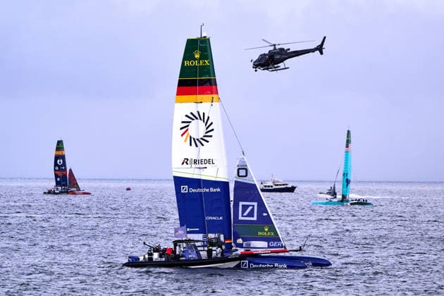 GER, Sail GP, Rockwool Germany Sail Grand Prix, Sassnitz, 22.-23.08.2026, Deutschland, Samstag, 23.08.2026, Renntag 2, GERMANY BY DEUTSCHE BANK - Sail GP Team - Germany; Driver - Erik Kosegarten-Heil, GER, Sail GP, Rockwool Germany Sail Grand Prix, Sassnitz, 22.-23.08.2026, Deutschland, Samstag, 23.08.2026, Renntag 2, *** GER, Sail GP, Rockwool Germany Sail Grand Prix, Sassnitz, August 22–23, 2026, Germany, Saturday, August 23, 2026, Race Day 2, GERMANY BY DEUTSCHE BANK Sail GP Team Germany Driver Erik Kosegarten Heil, GER, Sail GP, Rockwool Germany Sail Grand Prix, Sassnitz, August 22–23, 2026, Germany, Saturday, August 23, 2026, Race Day 2, Copyright: xClaudiusxRauchx
