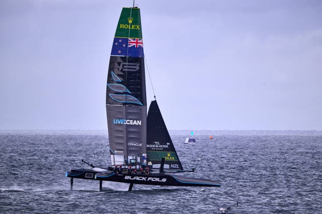 GER, Sail GP, Rockwool Germany Sail Grand Prix, Sassnitz, 22.-23.08.2026, Deutschland, Samstag, 23.08.2026, Renntag 2, BLACK FOILS - Sail GP Team - New Zealand; Driver - Peter Burling, GER, Sail GP, Rockwool Germany Sail Grand Prix, Sassnitz, 22.-23.08.2026, Deutschland, Samstag, 23.08.2026, Renntag 2, *** GER, Sail GP, Rockwool Germany Sail Grand Prix, Sassnitz, August 22–23, 2026, Germany, Saturday, August 23, 2026, Race Day 2, BLACK FOILS Sail GP Team New Zealand Driver Peter Burling, GER, Sail GP, Rockwool Germany Sail Grand Prix, Sassnitz, August 22–23, 2026, Germany, Saturday, August 23, 2026, Race Day 2, Copyright: xClaudiusxRauchx