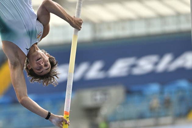 RECORD DATE NOT STATED Silesia Diamond League Meeting 2026 In Chorzow CHORZOW, POLAND - AUGUST 23: Armand Mondo Duplantis of Sweden in action in the Men s Pole Vault Final at the Silesia Diamond League meeting of the 2026 Wanda Diamond League circuit at Silesian Stadium on August 23, 2026 in Chorzow, Poland. ChorzowIPTC Poland  Copyright: xArturxWidakx originalFilename:widak-silesiad260823_npUIt.jpg