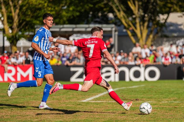 DFB-Pokal: Bahlinger SC vs 1. FC Magdeburg, 22.08.2026 Marin Å tefotiÄ‡ (Bahlinger SC, 7) mit einem Schuss aufs Tor DFB-Pokal: Bahlinger SC vs 1. FC Magdeburg, Kaiserstuhlstadion, 22.08.2026 DFB DFL REGULATIONS PROHIBIT ANY USE OF PHOTOGRAPHS AS IMAGE SEQUENCES AND OR QUASI-VIDEO. *** DFB Cup: Bahlinger SC vs. 1 FC Magdeburg, August 22, 2026 — Photo by Marin Å tefotiÄ‡: Bahlinger SC, 7 with a shot on goal — DFB Cup: Bahlinger SC vs. 1 FC Magdeburg, Kaiserstuhlstadion, August 22, 2026 DFB DFL regulations prohibit any use of photographs as image sequences and or quasi-video Copyright: xBEAUTIFULxSPORTS Boscox