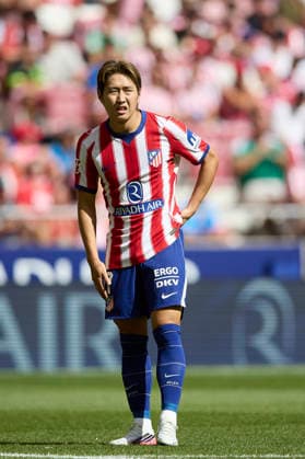 Kang-in Lee (Atletico de Madrid) looks on during the LaLiga EA Sports match between Club AtlÃ tico de Madrid and Villarreal CF at Riyadh Air Metropolitano on August 23, 2026 in Madrid, Spain. (Photo by Manu Reino DeFodi Images) - *** Kang in Lee of Atlético de Madrid looks on during the LaLiga EA Sports match between Club Atlético de Madrid and Villarreal CF at Riyadh Air Metropolitano on August 23, 2026, in Madrid, Spain. Photo by Manu Reino, DeFodi Images