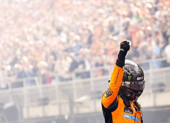 ZANDVOORT - Lando Norris (McLaren) wins the F1 Dutch Grand Prix at the Circuit of Zandvoort. SEM VAN DER WAL ANP xVIxANPxSportx xxANPxIVx 566110504 originalFilename: 566110504.jpg
