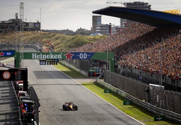 ZANDVOORT - Lando Norris (McLaren) wins the F1 Dutch Grand Prix at the Circuit of Zandvoort. SANDER KONING ANP xVIxANPxSportx xxANPxIVx 566110625 originalFilename: 566110625.jpg