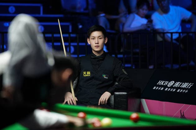WUHAN, CHINA - AUGUST 23: Wang Xinbo of China plays a shot during his match against Xiao Guodong of China in the round of 64 at the 2026 Wuhan Open Snooker on August 23, 2026 in Wuhan, Hubei Province of China. Xiao Guodong defeated Wang Xinbo 5-0 to advance to the next round.  Copyright: xTaixChengzhex 111661673568