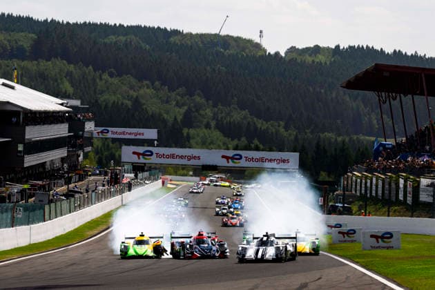 AUTO - ELMS - 4 HOURS OF SPA-FRANCORCHAMPS 2026 18 CHADWICK Jamie (gbr), RINICELLA Valerio (ita), HORR Laurents (ger), IDEC Oreca 07 - Gibson, LMP2, action, 22 PEEBLES Griffin (aus), SAUCY GrÃ goire (sui), HANLEY Benjamin (gbr), United Autosports, Oreca 07 - Gibson, LMP2, action, start of the race during the 4 Hours of Spa-Francorchamps, 4th round of the 2026 European Le Mans Series on the Circuit de Spa-Francorchamps from August 21 to 23, 2026 in Stavelot, Belgium - StavelotBelgium  Copyright: xFabrizioxBoldonix
